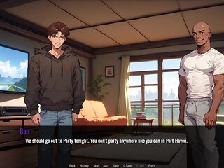 Anime Sex Game Intro- Welcome to Port Haven #1 Gameplay