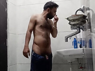 Desi young boy use public place