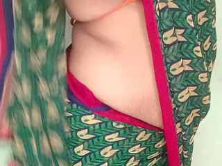 I want big black dick... Indian bbw wife saree dance and nude show