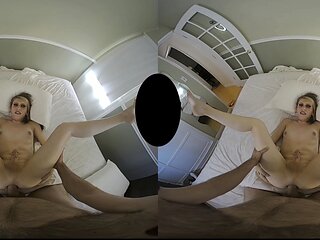 Small tit brunette sucks a big cock hardcore