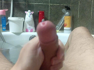 Penis. Wet. Head of Penis. Bathroom. Cute man. Gummersbach