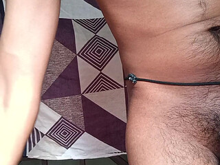 Hot shooting play in solo boy in alone bed room lovely hansome bro