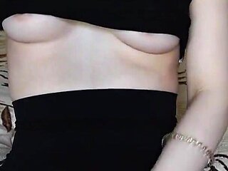 Student's Nipple Play Shaking Orgasm After College