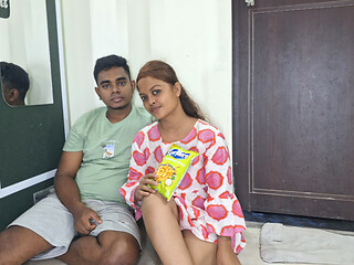 Part-1indian Newly Girlfriend Romance with Stepbrother's