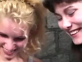 Titus Steel Fucks Two Nasty Girls - Pee in Mouth & Creampie Gangbang