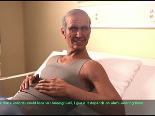 A wife and stepmother in this hot visual novel experience
