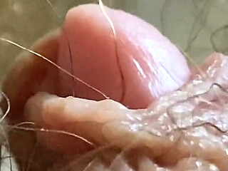 Big clit giantess with model train people extreme close up