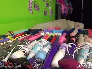 Asian Jayden Lee gets fucked in the ass while her lesbian friend eats pussy at home