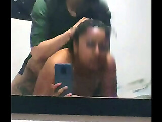 MUCHA LECHE sale de mi novio FRENTE AL ESPEJO DE MIS PADRES
