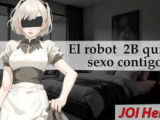 JOI ASMR con 2B. Necesito semen amo, usame muy fuerte sin parar.