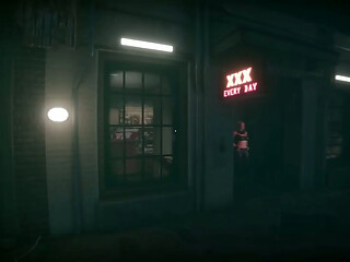 Horny bitch can'_t stop in front of my huge cock in a dark alley