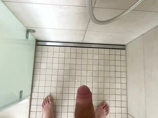 cum handsfree in shower