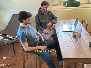 I show my gay friend straight porn, he was more interested in me!