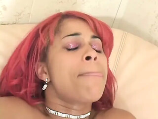 Pinky loves getting her juicy snatch filled by big black cock while