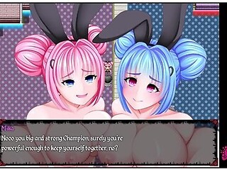 Domina Game E62 - Maki And Mika Cheers Me Up With Their Boobs