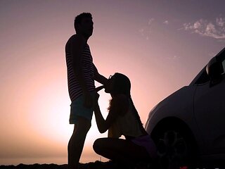 Blowjob with hardcore drilling