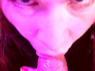 POV Cock Sucking Facial