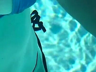 Artemisia Love Sexy Bikini Big Boobs Underwater Fetish at the Pool