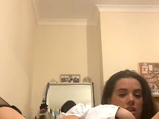 Big boobs milf masturbates with her dildo