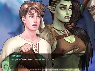 Crazy hentai adventure featuring orcs and youthful fantasies in the big city