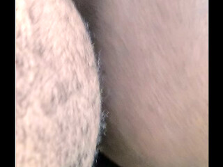 BBC doggystyle on black natural ass