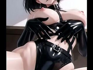 Misato Ai Girl latex Ai Genereted