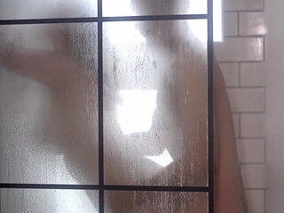 Steamy Shower BJ & Fuck