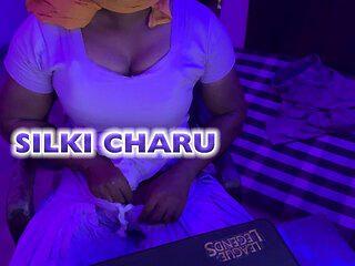 hot CD mustarbating in tight suit silki salwar