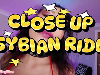 Clise gets her juicy Sybian ride