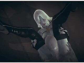 Lady Death Gets Eaten By A Zombie