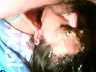 hardcore amateur blowjob and cumshot on the face