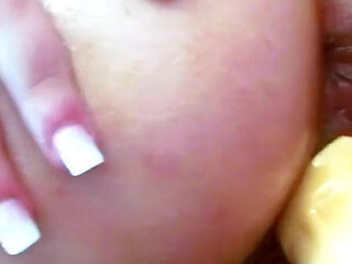 Two lesbians do it for the first time and get strap-on in the ass