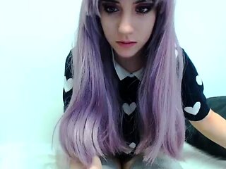 Webcam Teen masturbates and pretends you came in her mouth