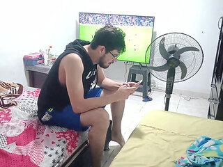 18 year old brunette big saggy tits from New York United States fucking her stepbrother's big dick ohorn