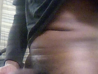 Huge Dick Monster Big Black Cock BBC Jacking Off