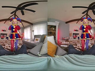 Emma Rosie plays the Joker in VR, gets obsessed with a huge penis