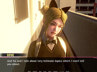 Murmur 9: Adam Presses Yui's Boobs First Time Apartment