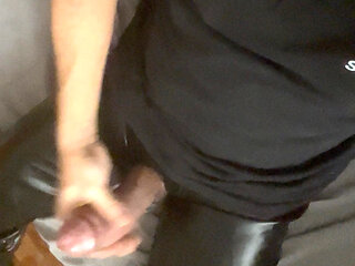 Jerking off to work