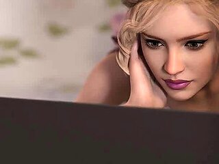 Nursing back to pleasure: hot blonde girl makes milkshake ep 45