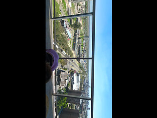 My Husband and I Had Fun in a Rented Apartment, Oral Sex on the Balcony Overlooking the Street, and Sex in the Bedroom.