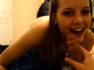 Big-Titted Teen Mya Lane's POV Blowjob