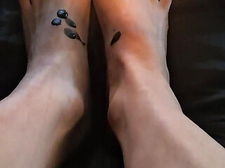 Dripping Candle Wax Over My Perfect Feet