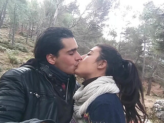 SEX IN THE MOUNTAINS WITH BIG ASS BRUNETTE OUTDOORS