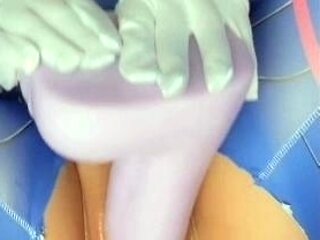 Stacked brunette goes solo toys and masturbation