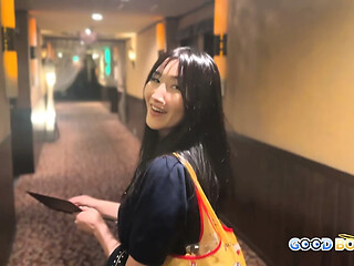 Hot petite Japanese student convince her hot English teacher to do the lesson with her naked.