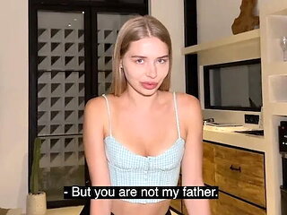 Lost Virginity with My Stepdad. Mommy Caught Us because of Loud Moans!