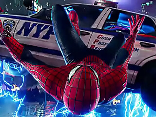Polyester spiderman