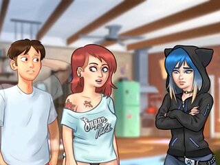 Hentai manga featuring Tsunade in a lustful apocalypse scene