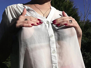 Wanilianna's Hot Indian Summer Day - MILF Plays With Glass Dildo in 4K