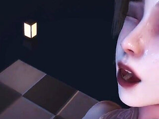 B061 Vaginal Phagocytosis Two Women Manipulate a Man Shrunk to the Size of a Toy in an Extremely Dominant Manner.